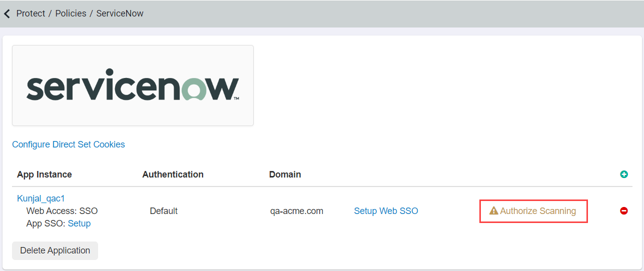 Configuring API access for ServiceNow